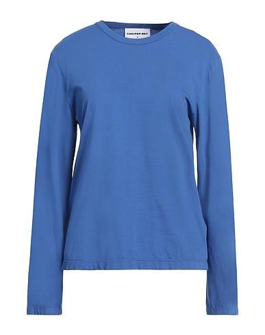 CAN PEP REY Basic T-Shirt Blau 100% Organische Baumwolle