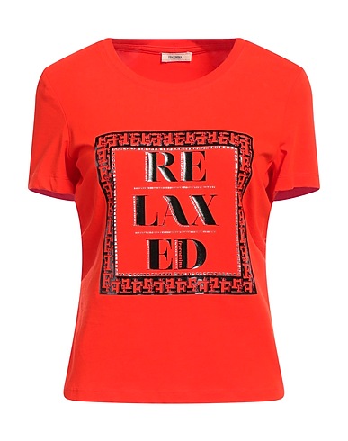 FRACOMINA T-shirt Red 95% Cotton, 5% Elastane