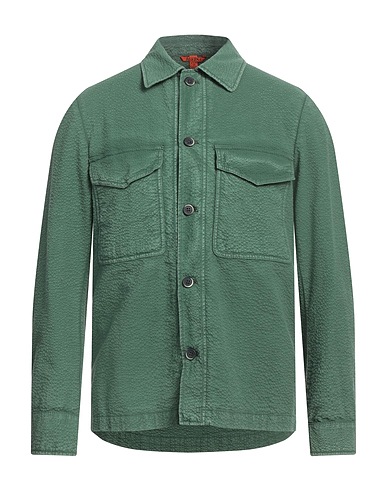 BARENA Solid colour shirt 97% Cotton, 3% Elastane