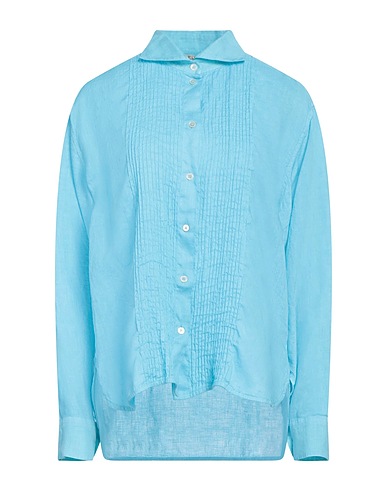 BARENA Linen shirt Azure 100% Linen