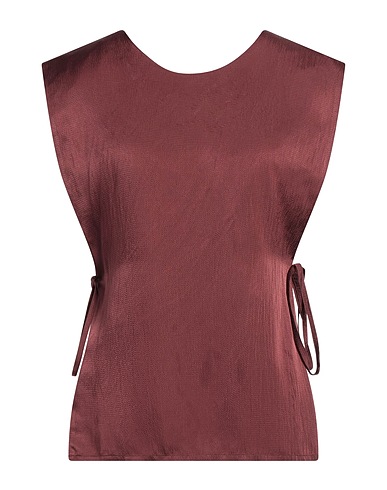 BARENA Top Dark brown 100% Viscose