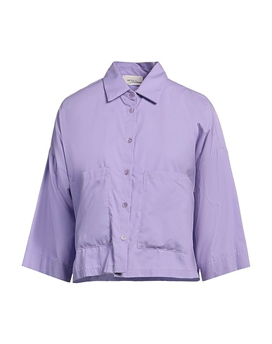 VICOLO Camicie e bluse tinta unita Lilla 100% Cotone