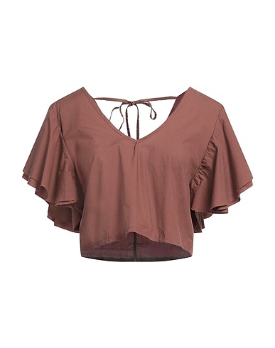HAVEONE Top Chocolate brown 100% Cotton