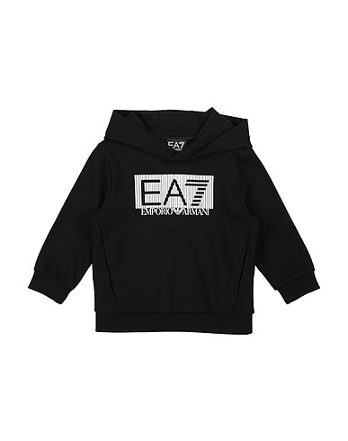 EA7 Felpa Nero 100% Cotone