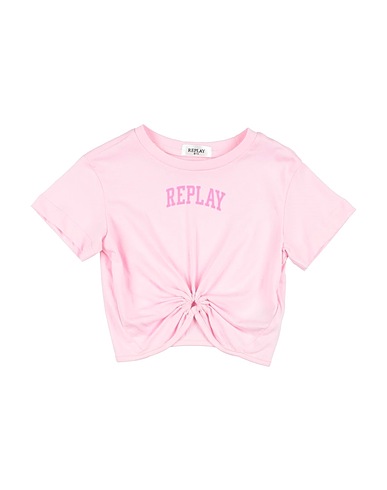 REPLAY & SONS T-shirt Pink 100% Cotton