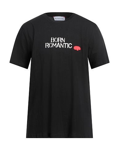 BORN ROMANTIC Milano T-shirt Black 100% Organic cotton