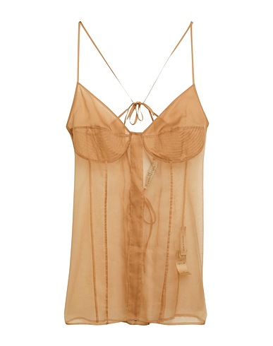 DI STAVNITSER Camisole Cammello 100% Seta