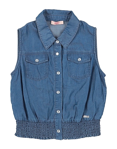 LIU •JO デニムシャツ BLU テンセル 100%
