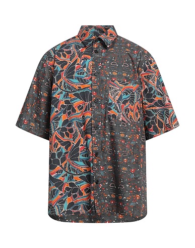 MARANT ÉTOILE Patterned shirt Charcoal 100% Cotton