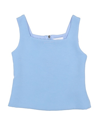 L:Ú L:Ú by MISS GRANT Top Light blue 92% Polyester, 8% Elastane