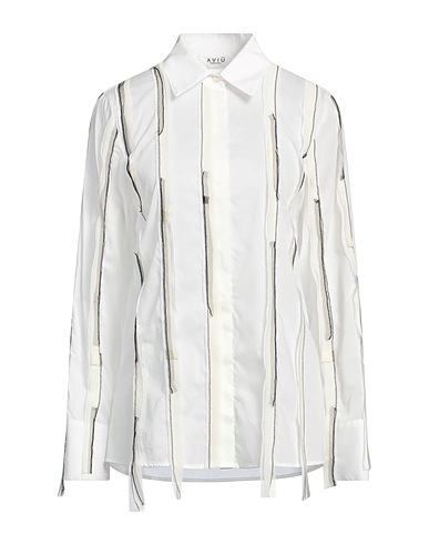 AVIÙ Camicie  e bluse fantasia Bianco 100% Cotone