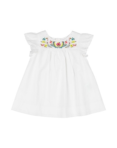 BONPOINT Babykleid Weiß 100% Baumwolle