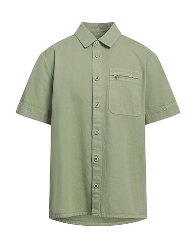 A.P.C. Solid colour shirt Military green 100% Cotton