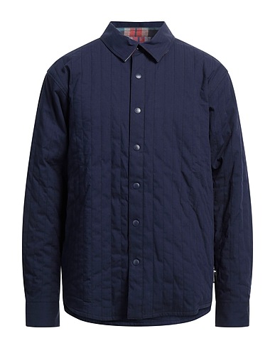 COTOPAXI Solid colour shirt Navy blue 66% Cotton, 31% Nylon, 3% Elastane