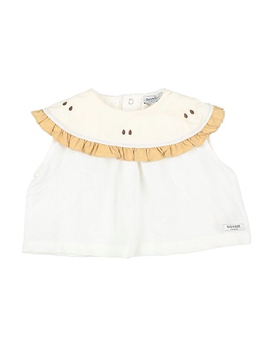 DONSJE Amsterdam Top White 46% Linen, 27% Recycled cotton, 27% Recycled polyester, Organic cotton