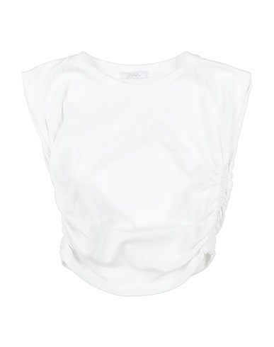 L:Ú L:Ú by MISS GRANT T-shirt Bianco 96% Cotone, 4% Elastan