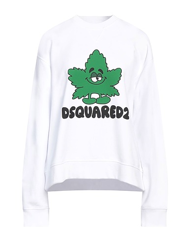 DSQUARED2 Sweatshirt White 100% Cotton