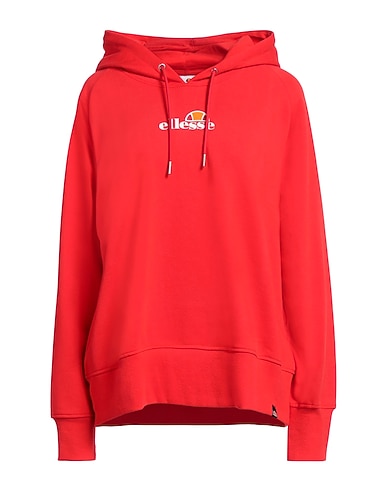 ELLESSE Hooded track jacket  Red 80% Cotton, 20% Polyester