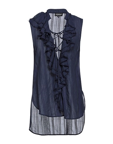 DONDUP Top Navy blue 50% Cotton, 50% Viscose