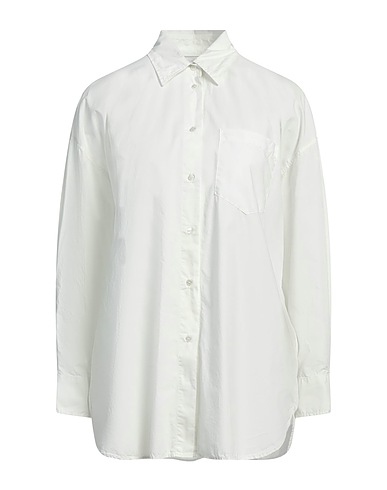 MASON'S Solid color shirts & blouses White 100% Cotton