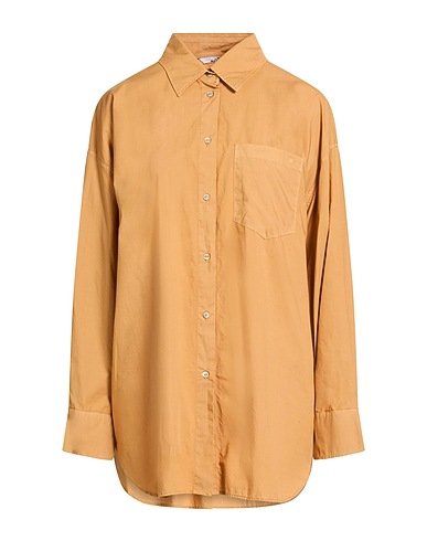 MASON'S Solid color shirts & blouses Camel 100% Cotton