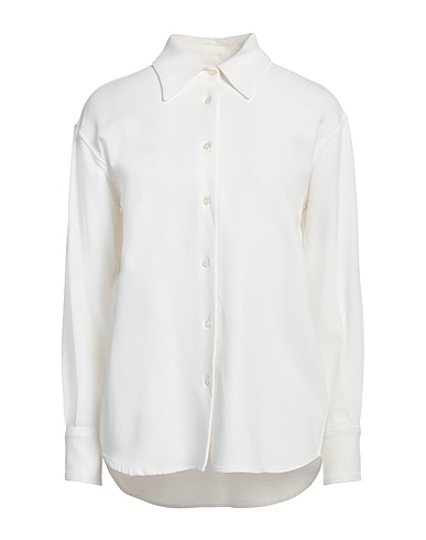 FABIANA FILIPPI Solid color shirts & blouses Off white 97% Viscose, 3% Elastane