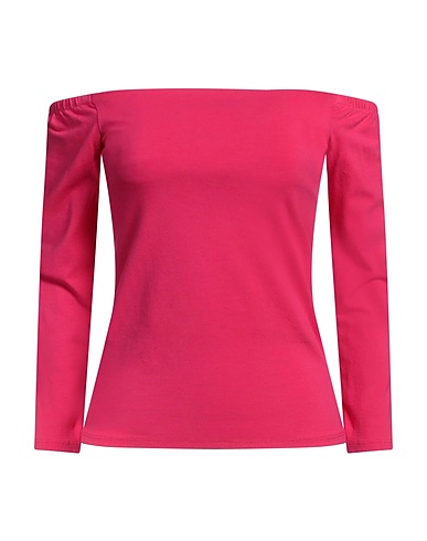 SUSY-MIX Top spalle scoperte Fucsia 95% Cotone, 5% Elastan