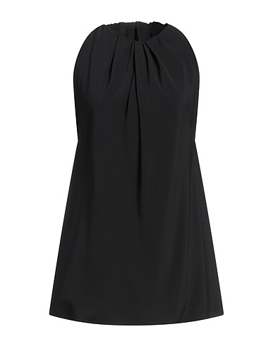 RICK OWENS Top Black 64% Acetate, 36% Silk