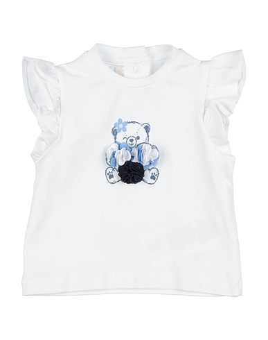 MINIBANDA by SARABANDA T-shirt White 95% Cotton, 5% Elastane