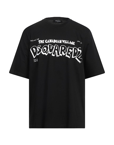 DSQUARED2 T-shirt Black 100% Cotton