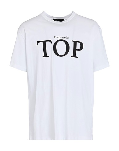 DSQUARED2 T-shirt Bianco 100% Cotone