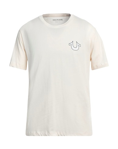 TRUE RELIGION T-shirt Avorio 100% Cotone