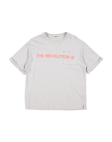 TOCOTO VINTAGE T-shirt Grigio chiaro 100% Cotone