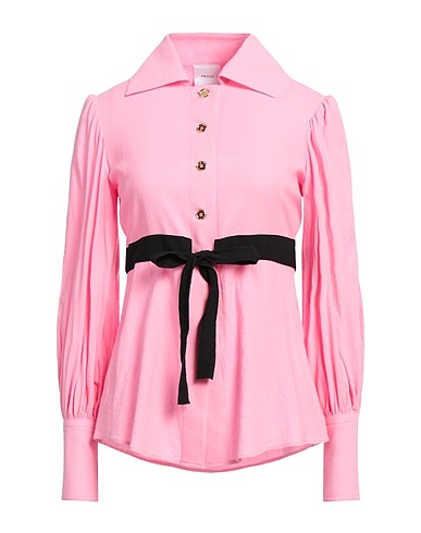 PATOU Patterned shirts & blouses Pink 59% Viscose, 40% Cotton, 1% Elastane