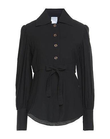 PATOU Patterned shirts & blouses Black 59% Viscose, 40% Cotton, 1% Elastane