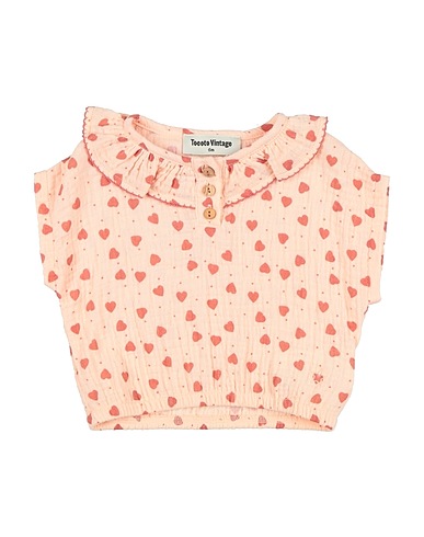 TOCOTO VINTAGE Top Light pink 100% Cotton