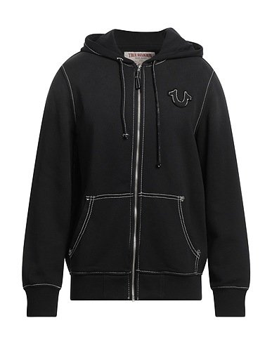 TRUE RELIGION Felpa Nero 80% Cotone, 20% Poliestere