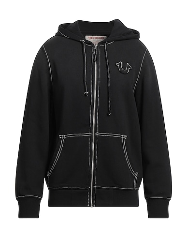 TRUE RELIGION Hooded track jacket 80% Cotton, 20% Polyester