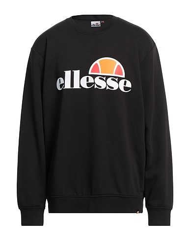 ELLESSE Sweatshirt Black 80% Cotton, 20% Polyester
