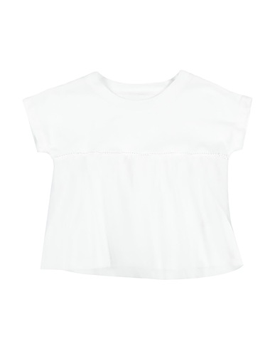 @MADILLY T-Shirt Weiß 95% Baumwolle, 5% Elastan, Polyamid