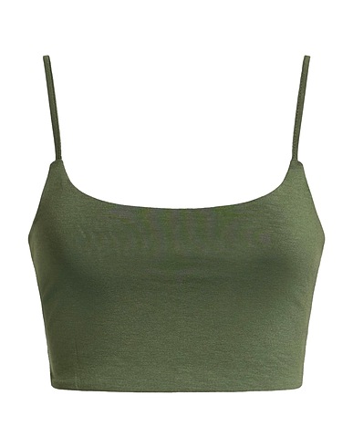 VICOLO Top VERDE MILITARE 94% Viscose, 6% Elastane