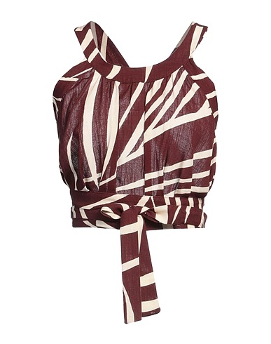 VICOLO Top Chocolate brown 100% Viscose