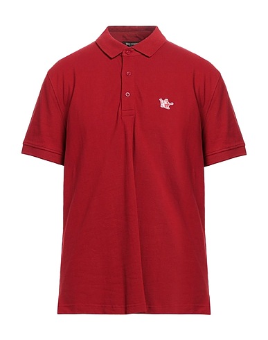 TRUE RELIGION Polo shirt Red 100% Cotton