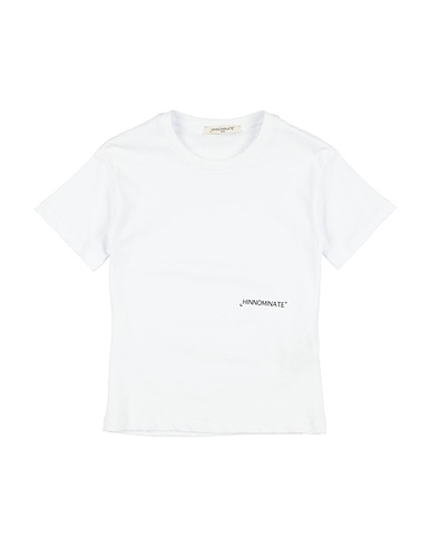HINNOMINATE T-Shirt Weiß 100% Baumwolle
