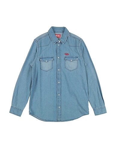 DIESEL Denim shirt Blue 100% Cotton