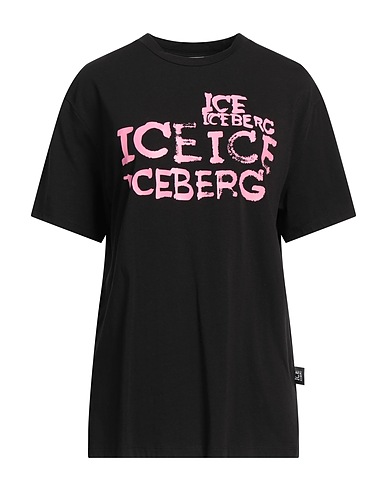 ICE ICEBERG T-shirt Nero 95% Cotone, 5% Elastan