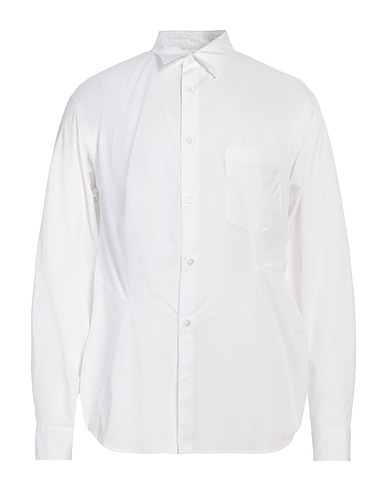 COMME des GARÇONS Camicia tinta unita Bianco 100% Cotone