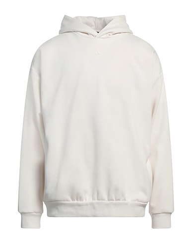 ADIDAS Hoodie Off white 62% Recyceltes Polyester, 38% Baumwolle