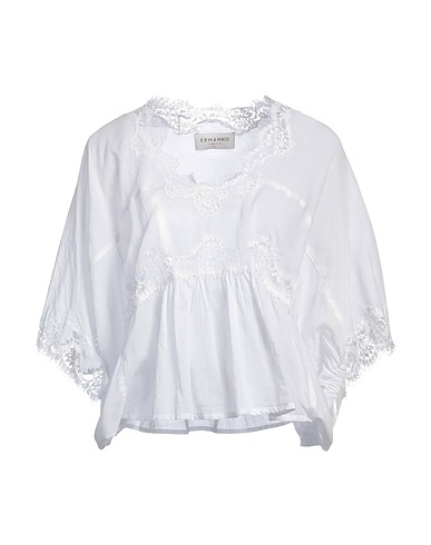 ERMANNO FIRENZE Top White 100% Cotton