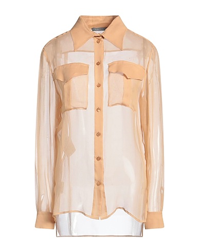 ALBERTA FERRETTI Silk shirts & blouses Sand 100% Silk